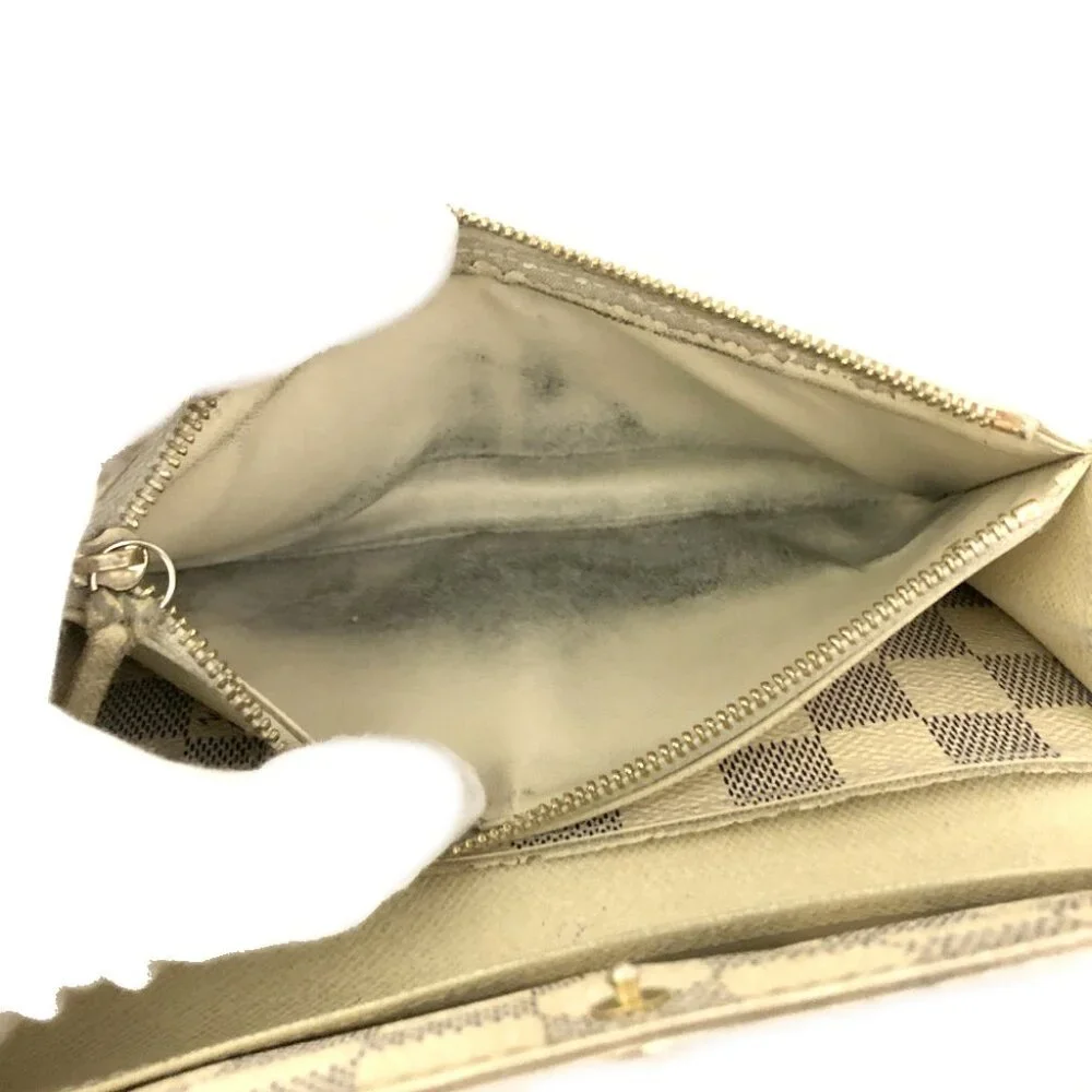 ❌SOLD❌Authentic Louis Vuitton Damier Azur Portefeuille Emilie Long Bifold Wallet - Picture 7 of 8